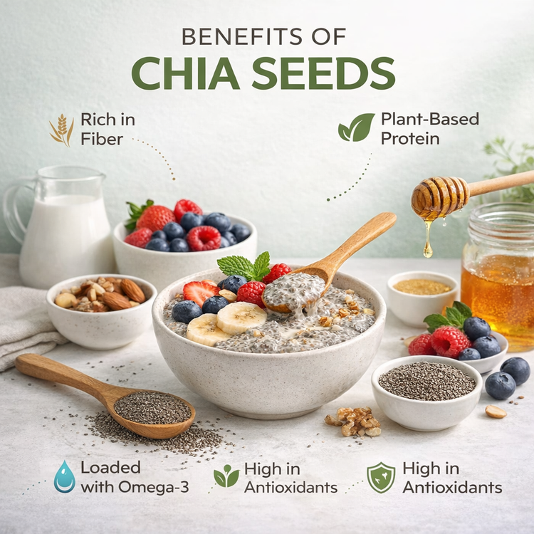 Natural Chia Seeds 500g Premium