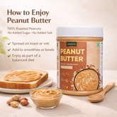 Natural Peanut Butter 1 Kg - Creamy/Crunchy
