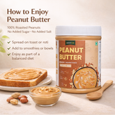Natural Peanut Butter 1 Kg - Crunchy