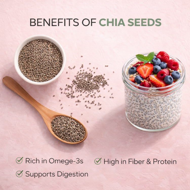 Natural Chia Seeds 500g Premium
