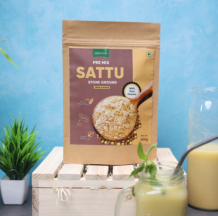 Sattu Premix - Jeera Flavour 500gm